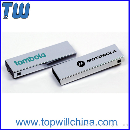 Metal Slim Tie Clip Usb Flashdrives Free Shipment